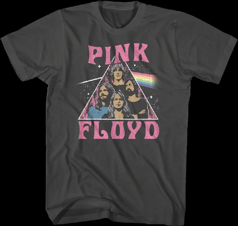 Men's durable wear t-shirt-Dark Side Prism Pink Floyd T-Shirt