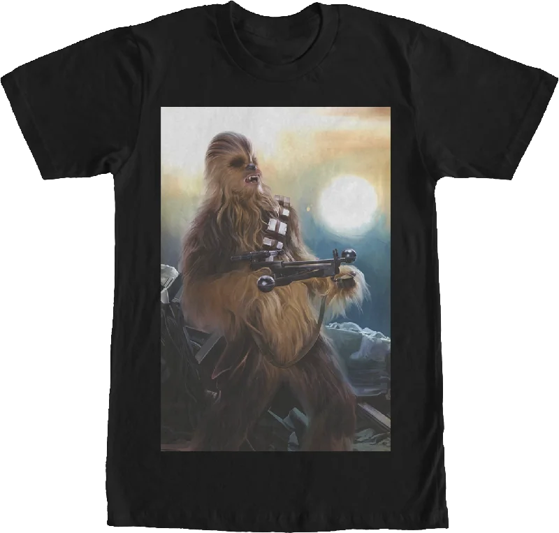 Men's casual streetwear t-shirt-Chewbacca Star Wars T-Shirt