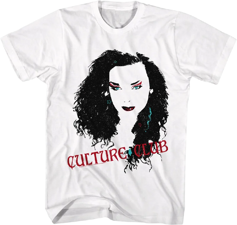 Men's all-season t-shirt-Boy George Illustration Culture Club T-Shirt