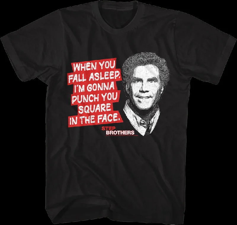 Men's ultra-lightweight t-shirt-Punch You Square In The Face Step Brothers T-Shirt