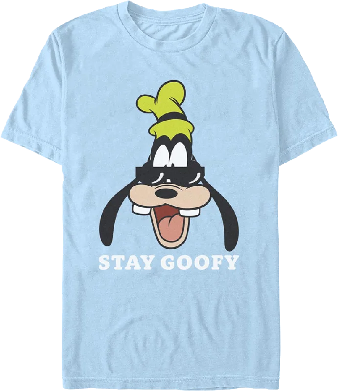 Men's durable wear t-shirt-Stay Goofy Disney T-Shirt