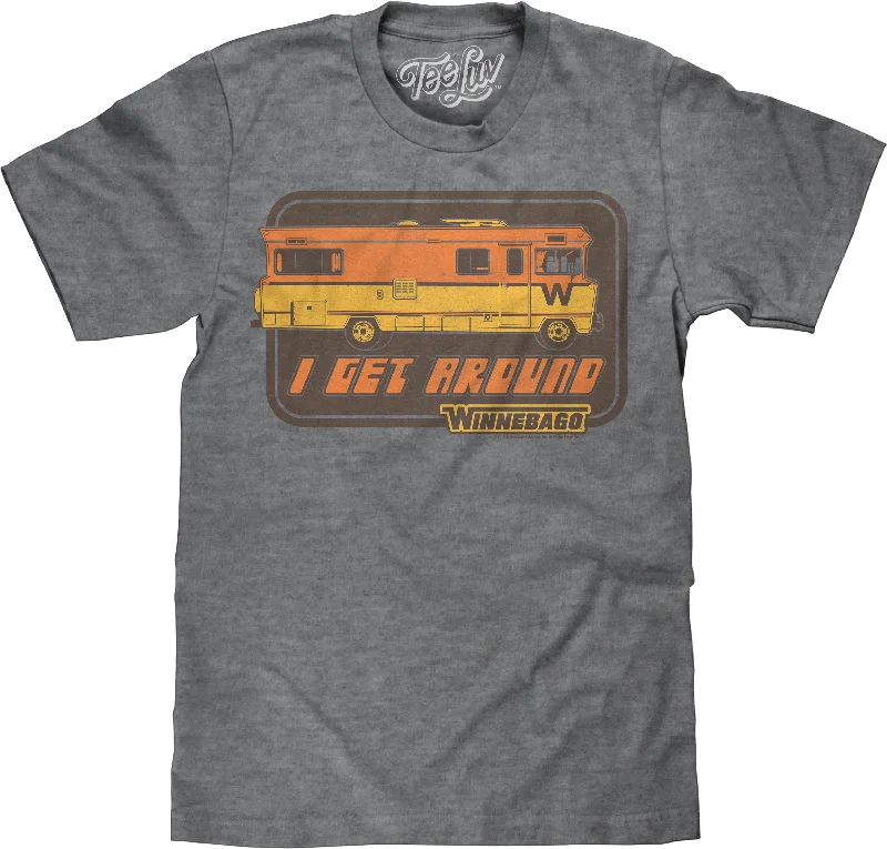 Men's organic jersey t-shirt-I Get Around Winnebago T-Shirt