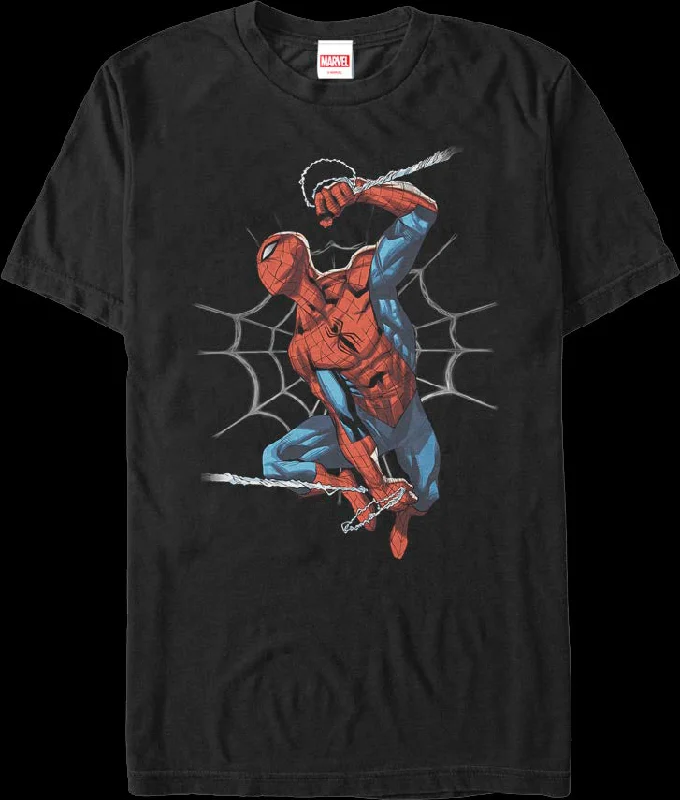 Men's high-quality t-shirt-The Amazing Spider-Man Marvel Comics T-Shirt