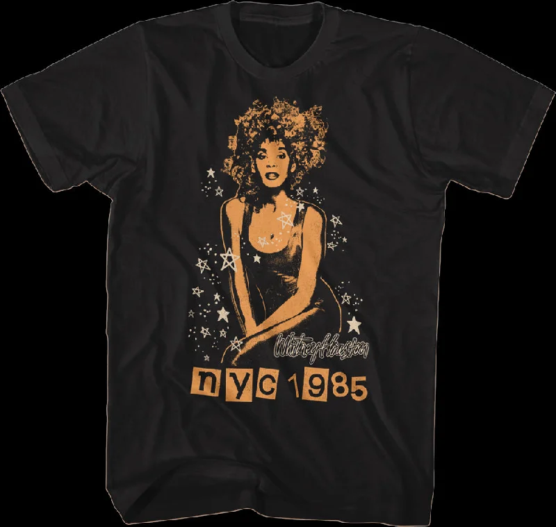 Men's ultra-lightweight t-shirt-NYC 1985 Whitney Houston T-Shirt