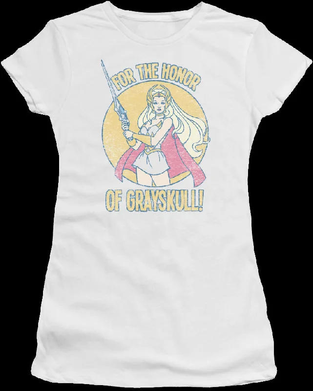 Men's premium fabric t-shirt-Ladies Honor of Grayskull She-Ra Shirt