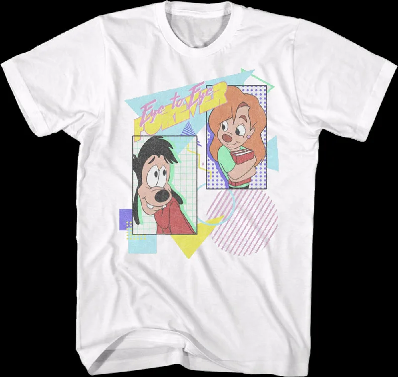 Men's workout performance t-shirt-Vintage Eye To Eye A Goofy Movie Disney T-Shirt