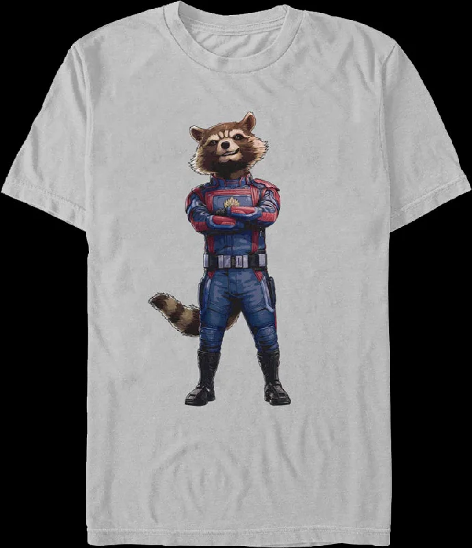 Men's sustainable cotton t-shirt-Rocket Raccoon Guardians Of The Galaxy Vol. 3 T-Shirt