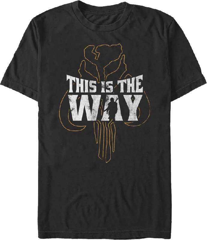 Men's comfortable fit t-shirt-The Mandalorian This Is The Way Star Wars T-Shirt