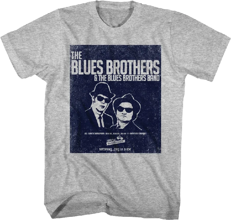 Men's performance wear t-shirt-Concert Poster Blues Brothers T-Shirt