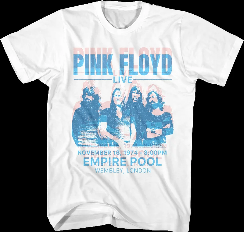 Men's sporty fit t-shirt-Live At Empire Pool Pink Floyd T-Shirt