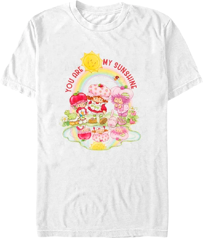 Men's bold logo t-shirt-You Are My Sunshine Strawberry Shortcake T-Shirt