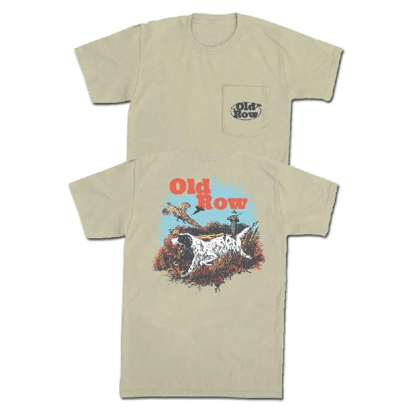 Men's casual streetwear t-shirt-Old Row Outdoors Pheasant Pocket Tee