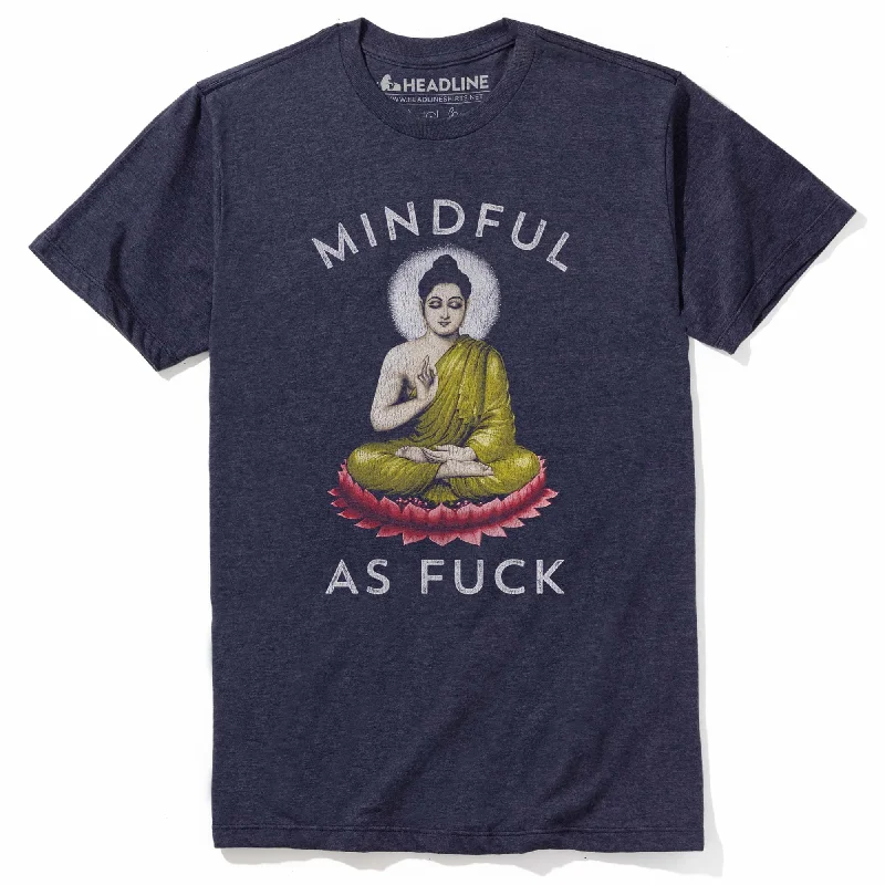 Men's fitness training t-shirt-Mindful as F--k T-Shirt