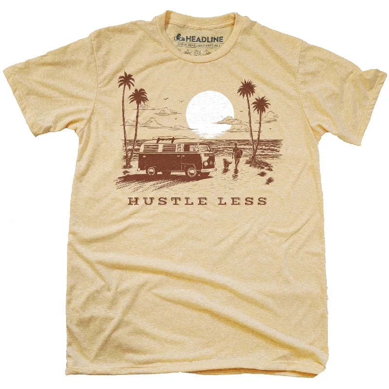 Men's tech-inspired t-shirt-Hustle Less T-Shirt