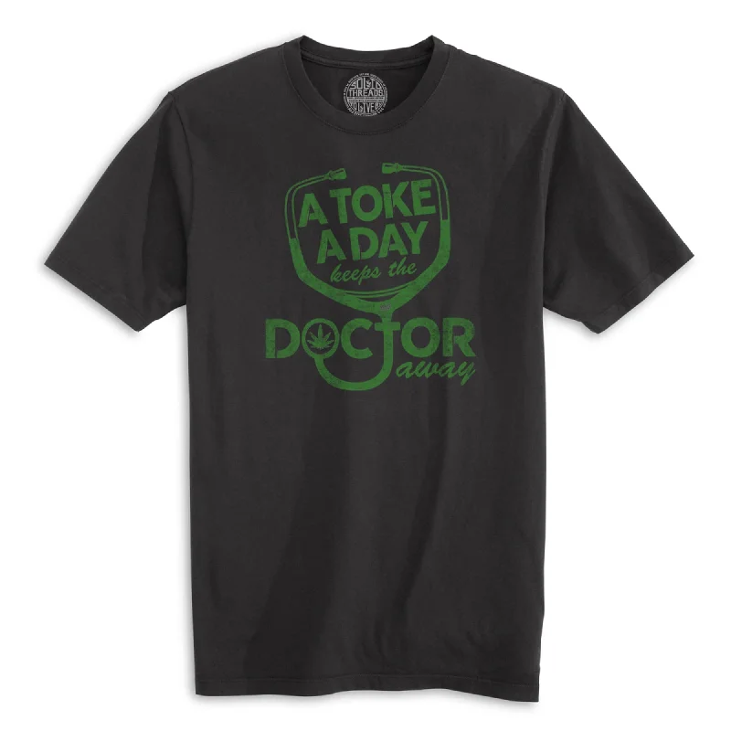 Men's versatile fit t-shirt-A Toke A Day Organic Cotton T-shirt