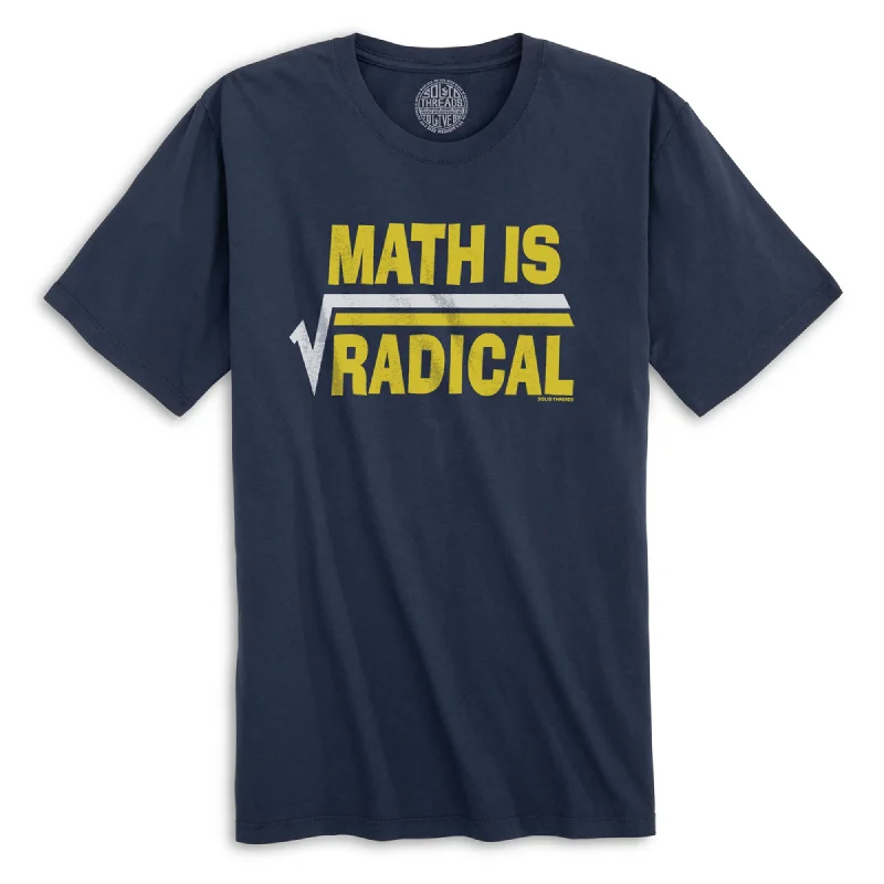 Men's summer fit t-shirt-Math Is Radical Organic Cotton T-shirt