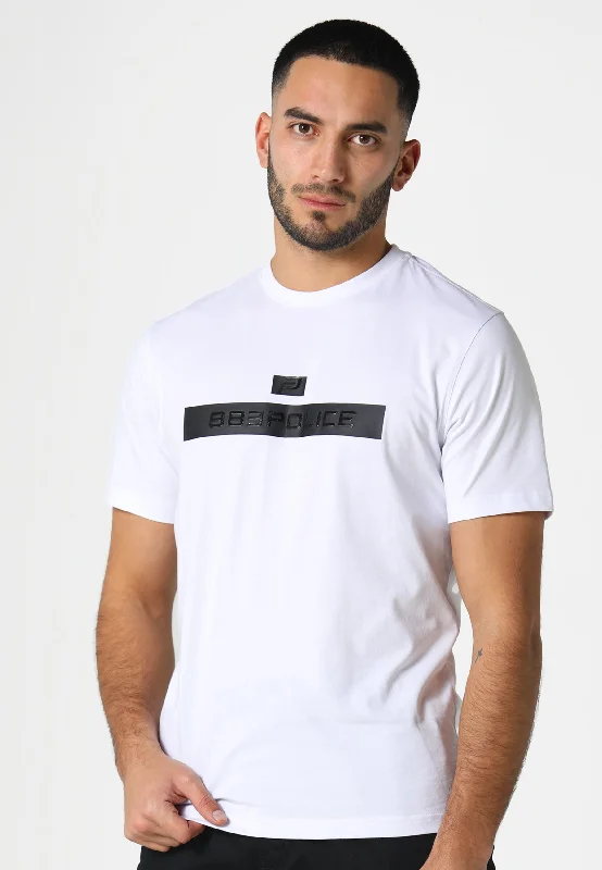 Men's performance wear t-shirt-Oxshott White T-Shirt