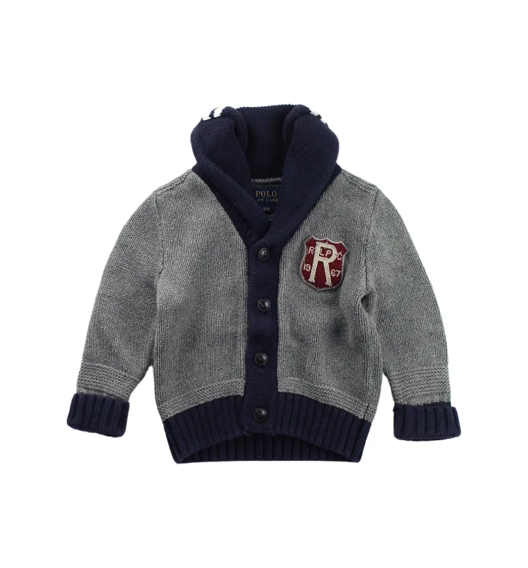 Men's weatherproof travel polo shirt-Polo Ralph Lauren Knit Cardigan 6-12M