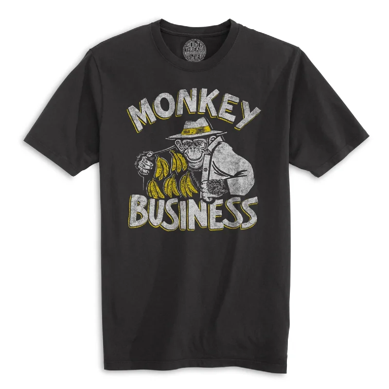 Men's sustainable cotton t-shirt-Monkey Business Organic Cotton T-shirt