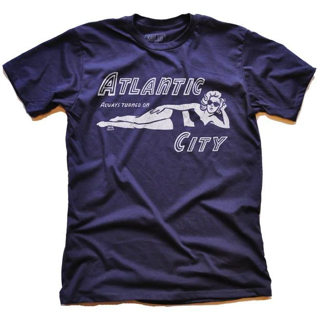 Men's workout performance t-shirt-Atlantic City T-shirt