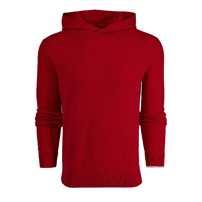 Men's high-performance sweater-Koko Hoodie (Red Admiral)