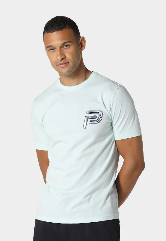 Men's fashion fit t-shirt-Rylstone Aquatic Green T-Shirt