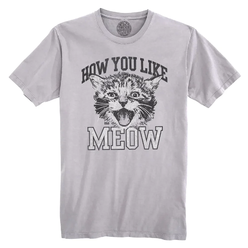 Men's bold logo t-shirt-How You Like Meow Organic Cotton T-shirt