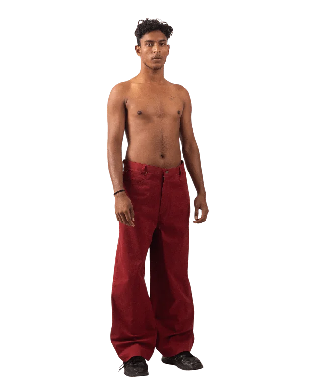 Men's performance casual pants-SCARLET TWILL PANTS