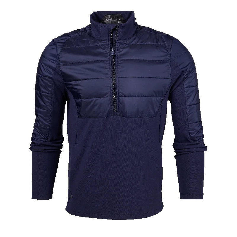 Men's sporty jacket-Gratiot Hybrid Quarter-Zip Jacket