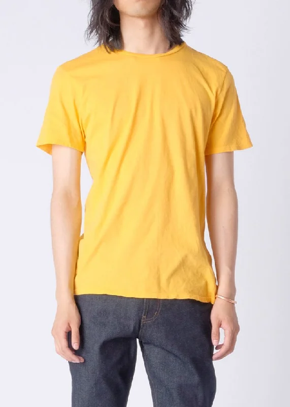 Men's comfortable fit t-shirt-Brooklyn Denim Co. Organic Cotton Tee - Golden Delicious