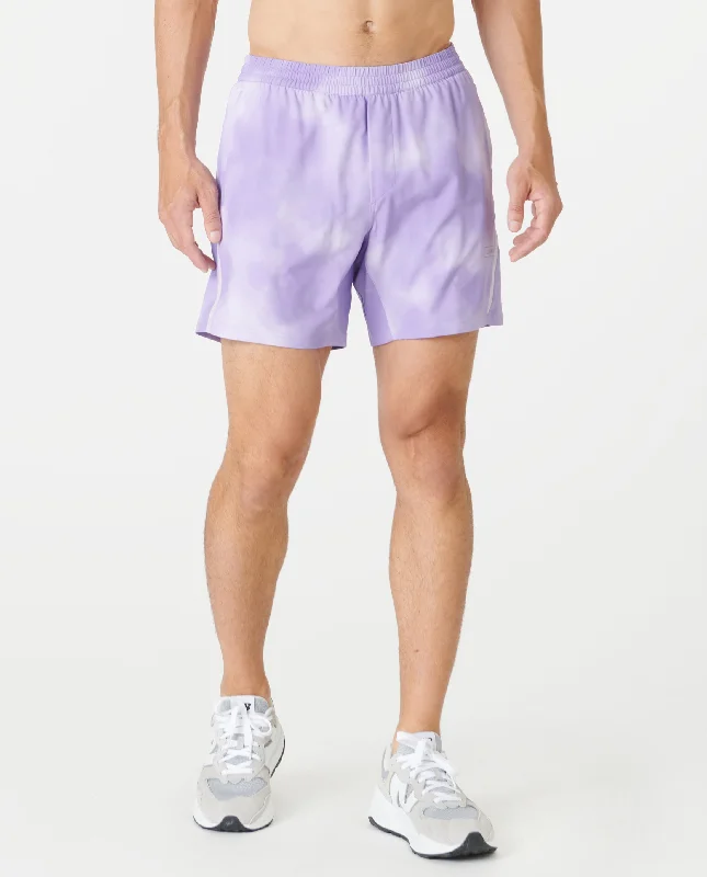 Men's sporty running shorts-Bishop Short Orchid Cloud Dye