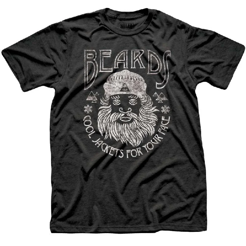 Men's all-season t-shirt-Beards, Cool Jackets For Your Face T-shirt