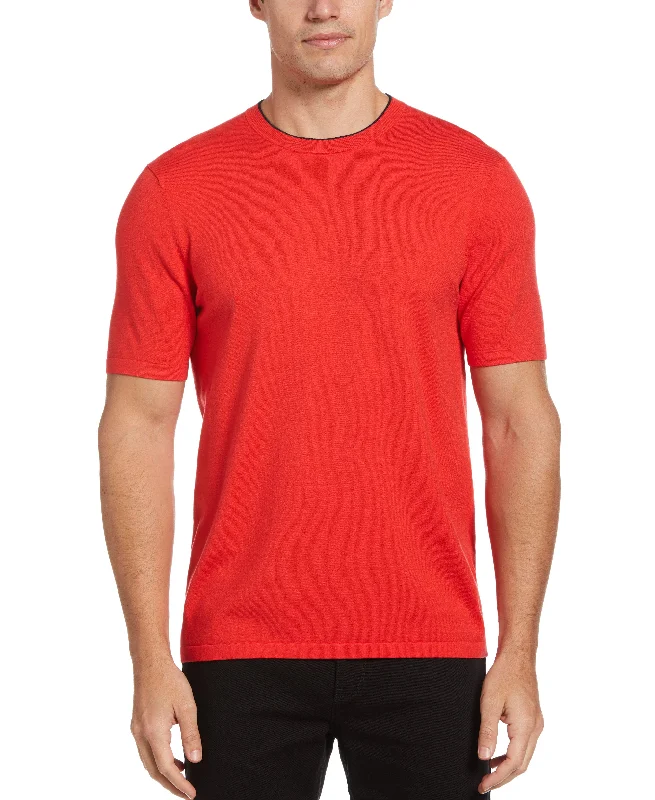 Men's travel knitwear-Tech Knit Sweater Tee