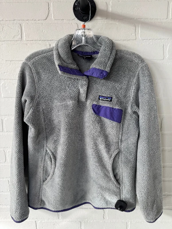 Men's pre-washed jacket-Jacket Fleece By Patagonia In Grey, Size: M