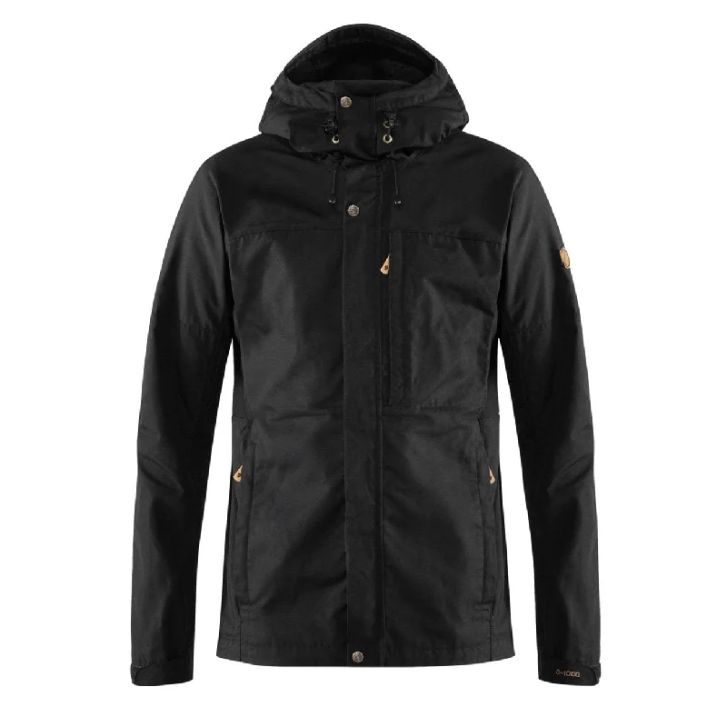 Men's fashion-forward jacket-Fjallraven Kaipak Jacket Black