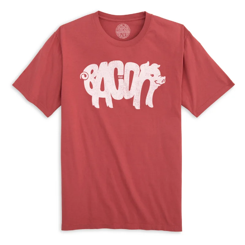 Men's tech-inspired t-shirt-Bacon Organic Cotton T-shirt