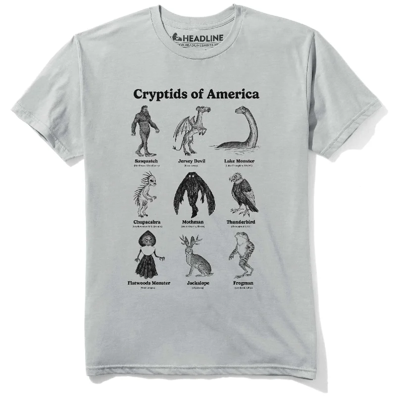 Men's graphic art t-shirt-Cryptids of America T-Shirt