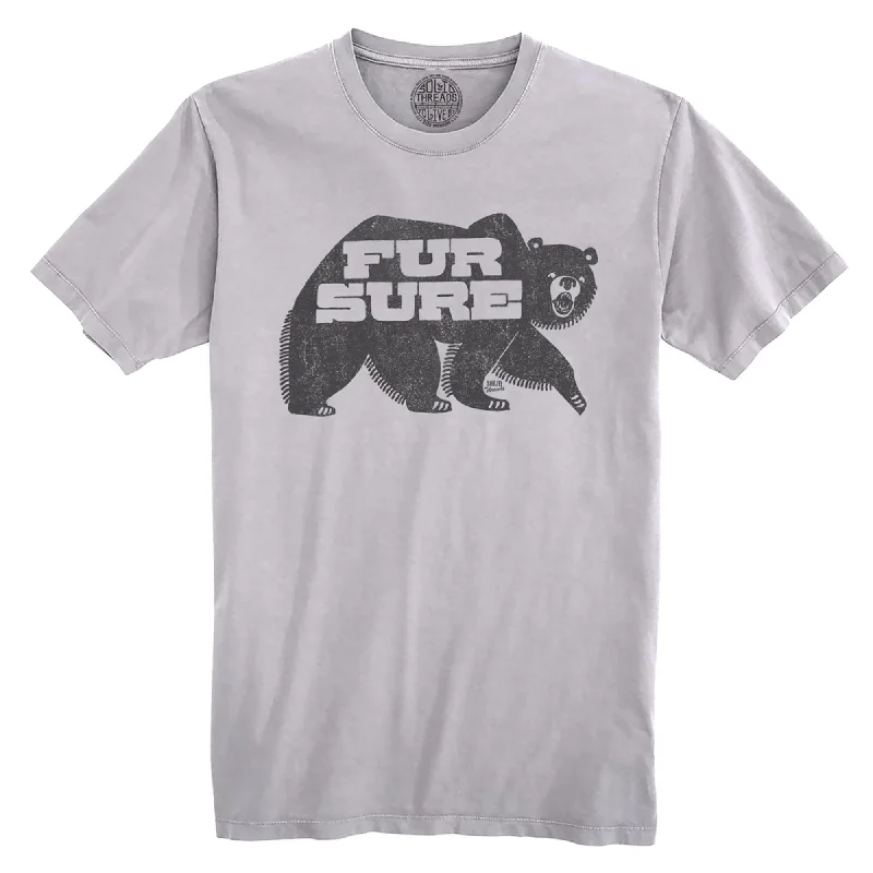 Men's comfortable fit t-shirt-Fur Sure Organic Cotton T-shirt