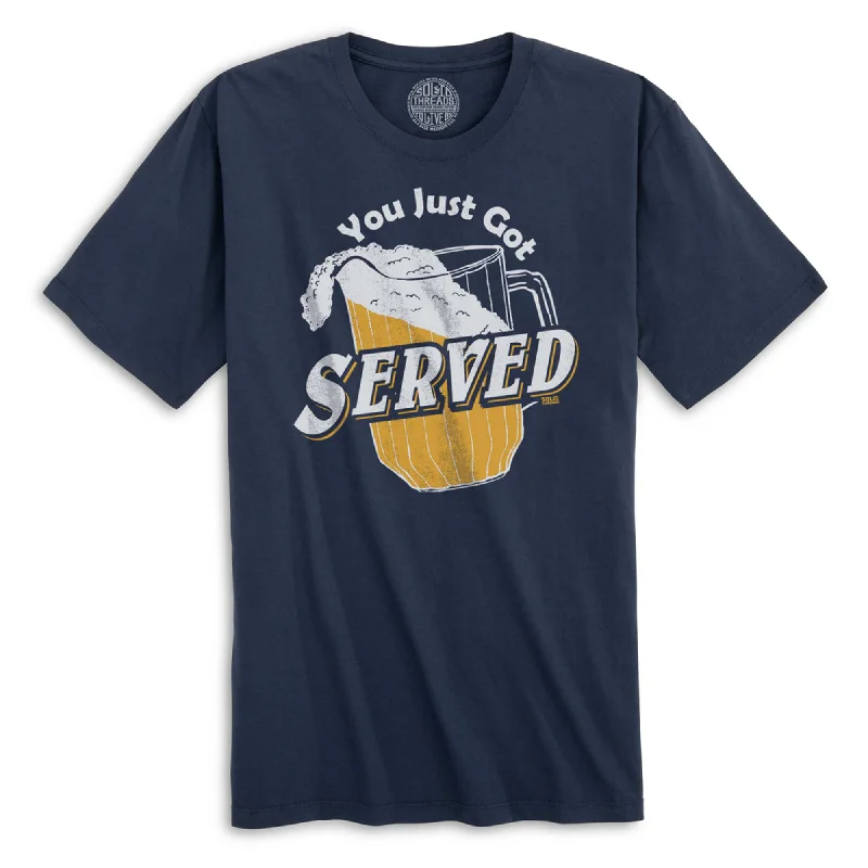 Men's lightweight performance t-shirt-You Just Got Served Organic Cotton T-shirt