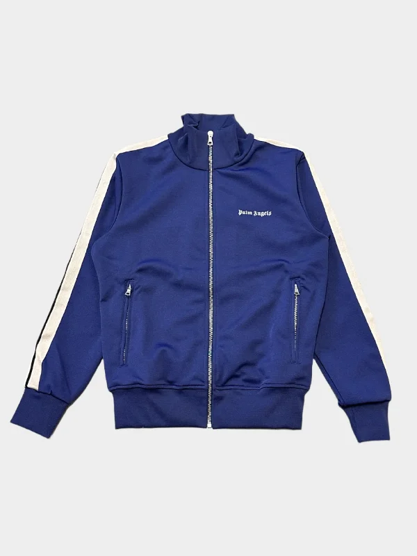 Men's gym performance jacket-Blue Track Jacket