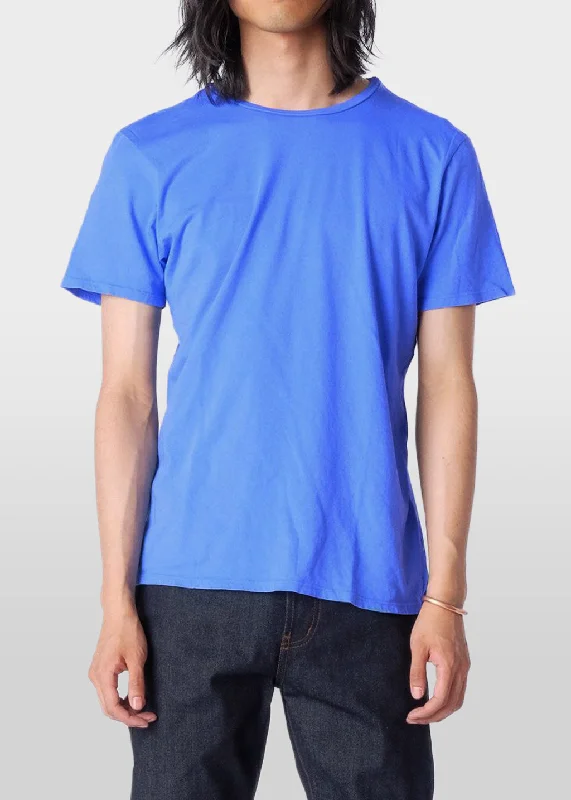 Men's casual streetwear t-shirt-Brooklyn Denim Co. Organic Cotton Tee - Blue Bottle