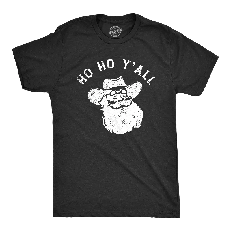 Men's bold logo t-shirt-Ho Ho Yall Men's T Shirt