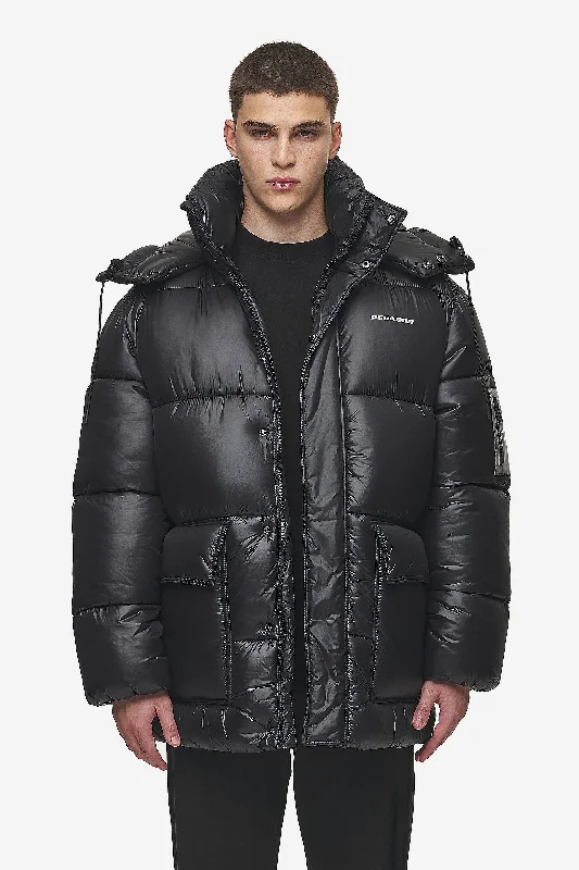 Men's quick-dry jacket-Conell Puffer Parka Black