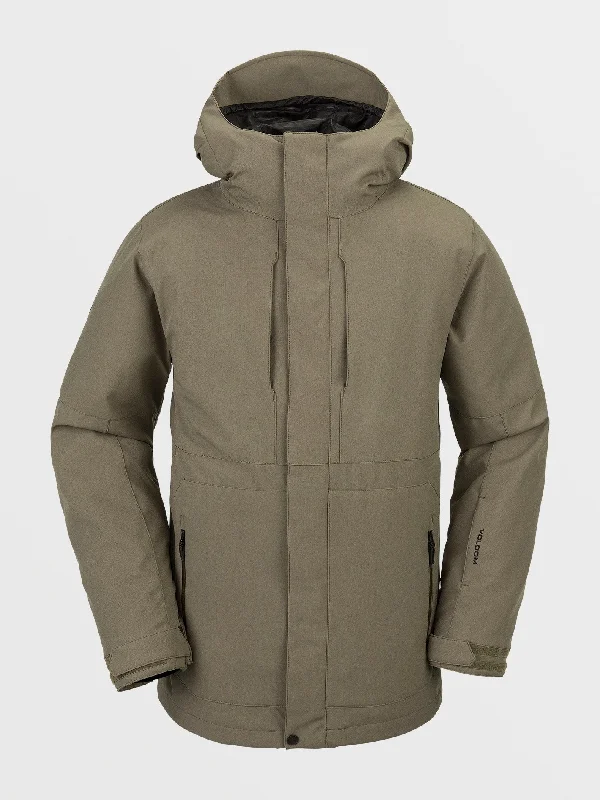 Men's tech-fabric jacket-Mens V.Co Op Insulated Jacket - Teak