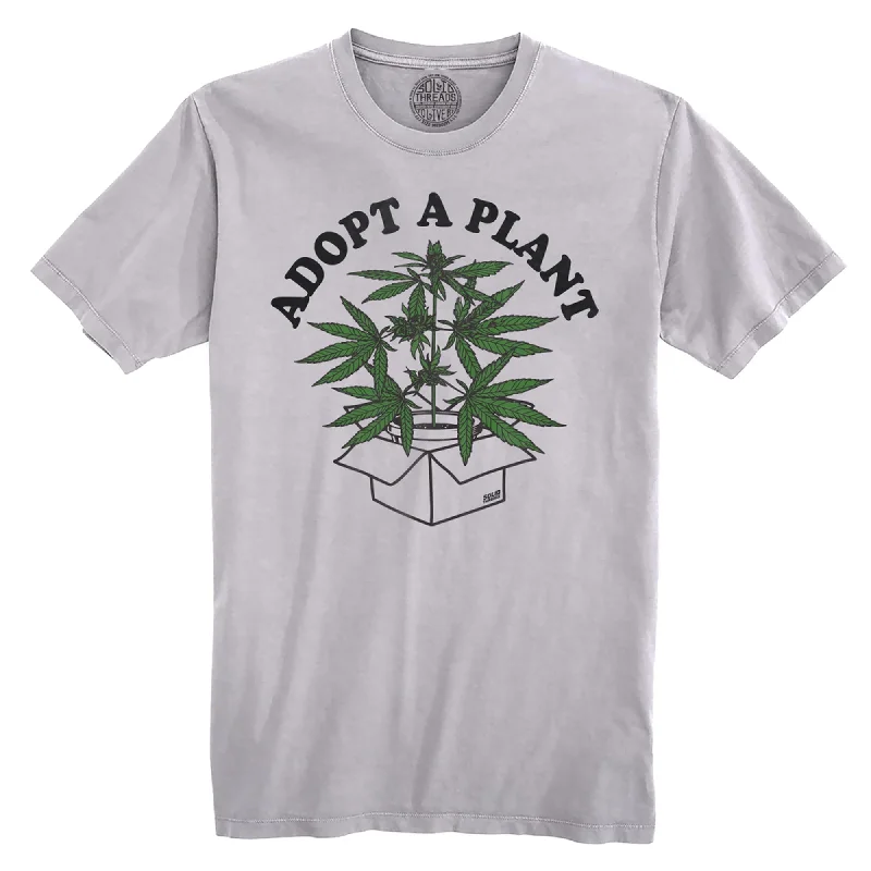 Men's premium fabric t-shirt-Adopt a Plant Organic Cotton T-shirt