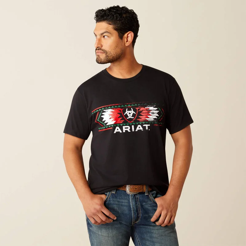 Men's graphic art t-shirt-Men's Ariat Southwestern Mexico T-Shirt #10055156