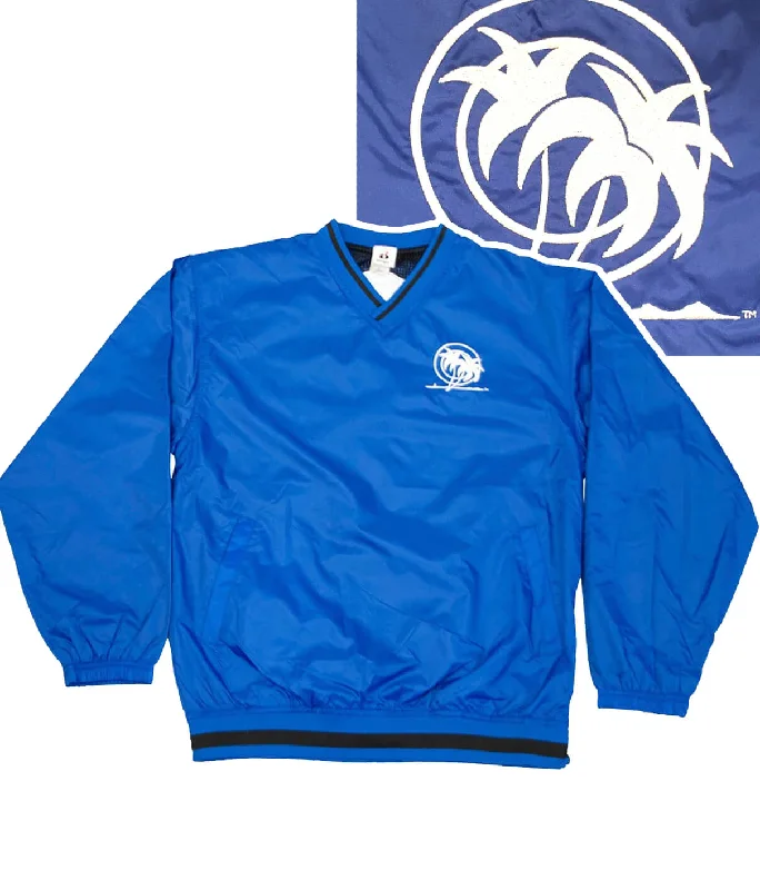 Men's durable jacket-"Classic Palm" Windbreaker Pullover