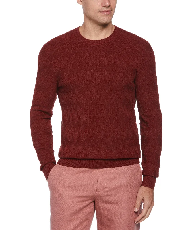 Men's timeless knit-Tech Stitch Crew Neck Sweater