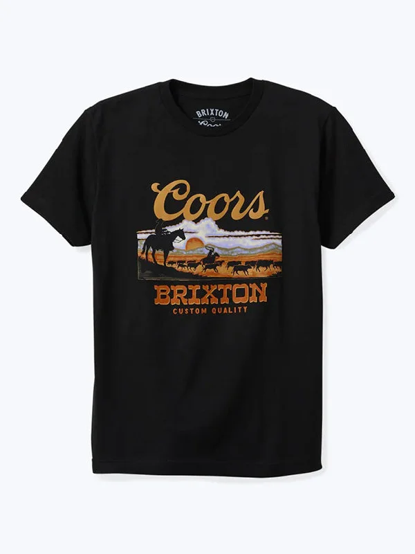 Men's graphic art t-shirt-Coors Sunset S/S Standard T-Shirt