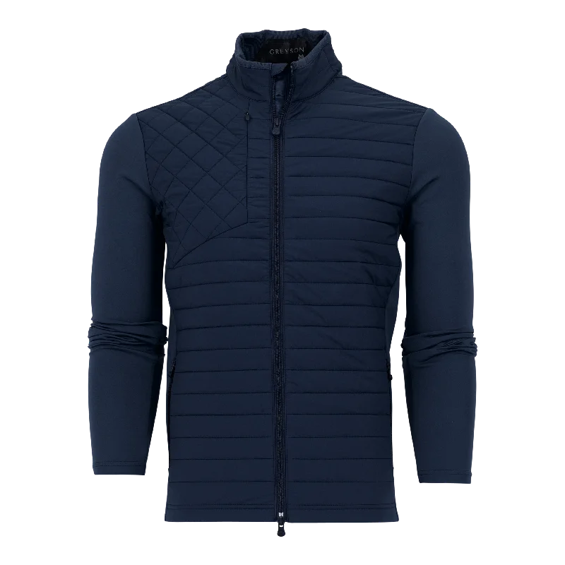 Men's fashionable jacket-Yukon Hybrid Jacket (Maltese Blue)